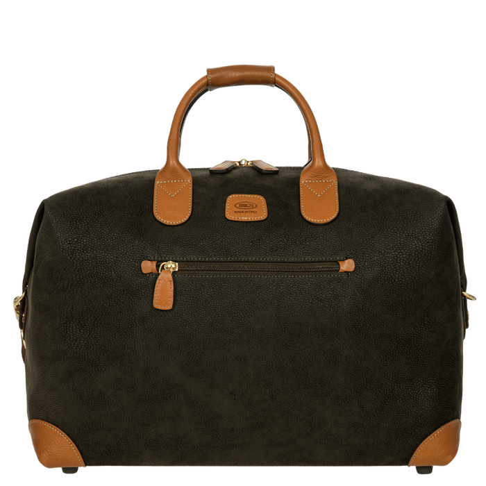 Bric's Life Suede-Effect Cargo Duffle Bag