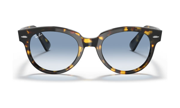 Ray-Ban Orion RB2199F Sunglasses, Yellow Havana with Clear Gradient Blue, view 1