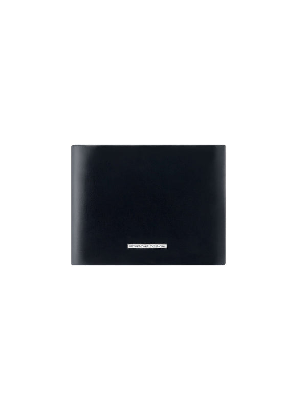 Porsche Design Vertical Bifold Leather Wallet 5 in Black, Classic Smooth, view 1