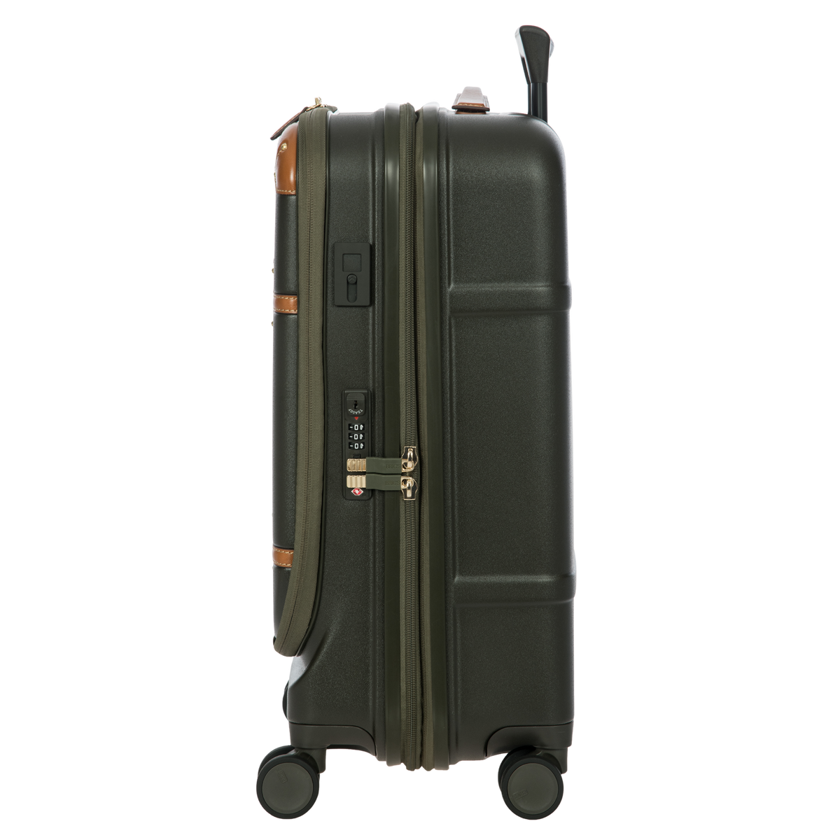 Bric's Bellagio Expandable Carry-On Spinner with Laptop Pocket in Olive, view 4