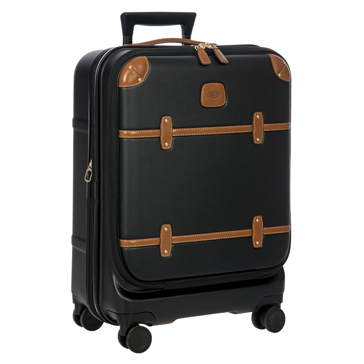 Bric's Bellagio Expandable Carry-On Spinner with Laptop Pocket in Black, view 2