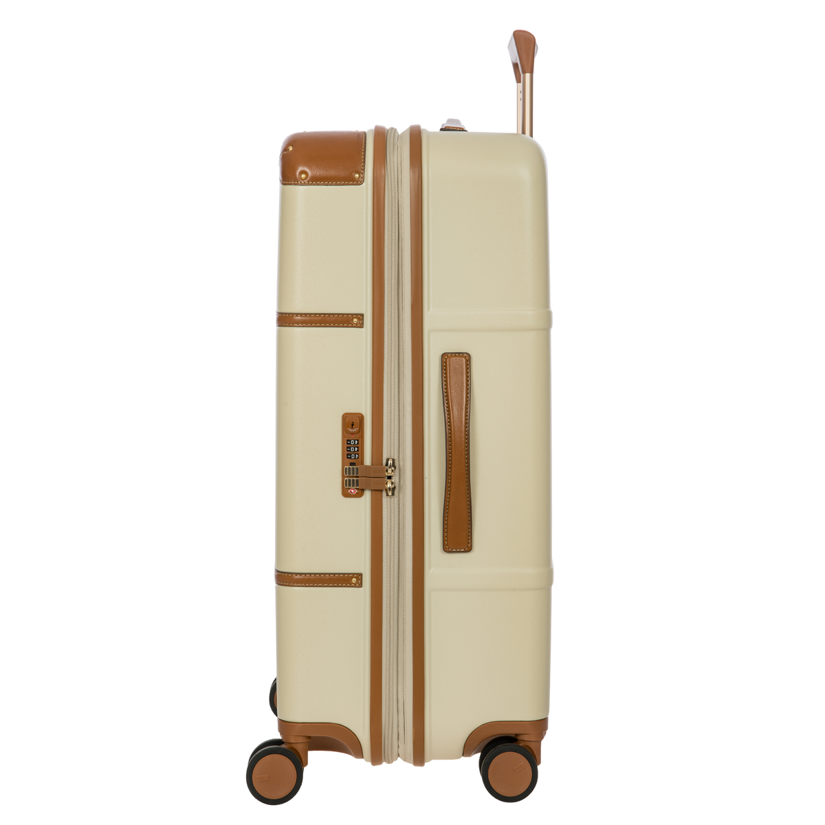 Bric's Bellagio Expandable Checked Spinner in Cream, view 4