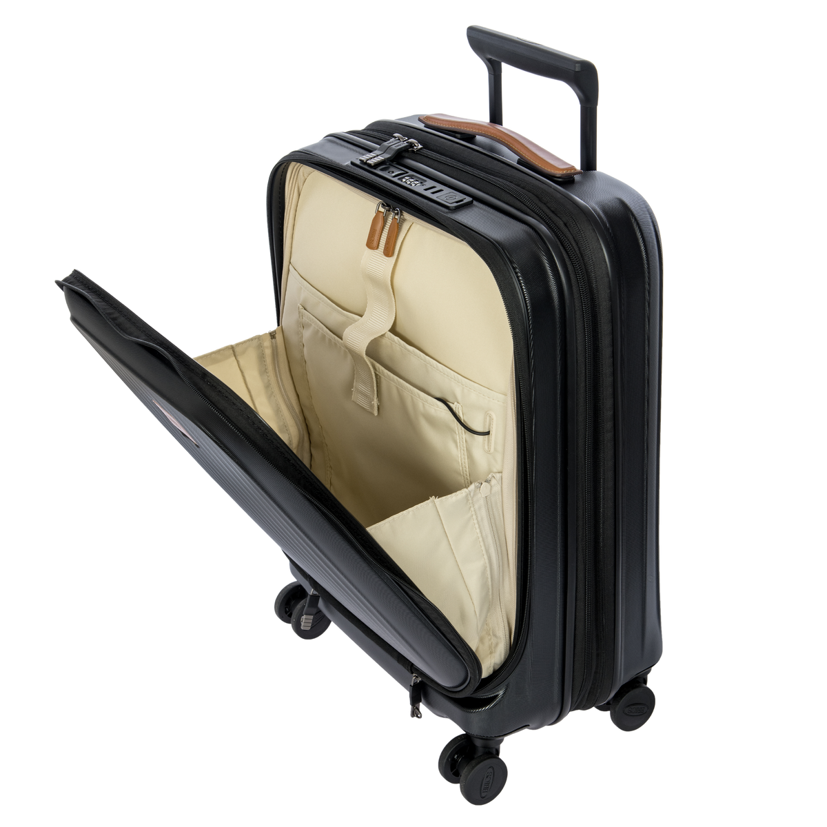 Bric's Taormina Expandable Carry-On with Laptop Pocket in Black, view 5