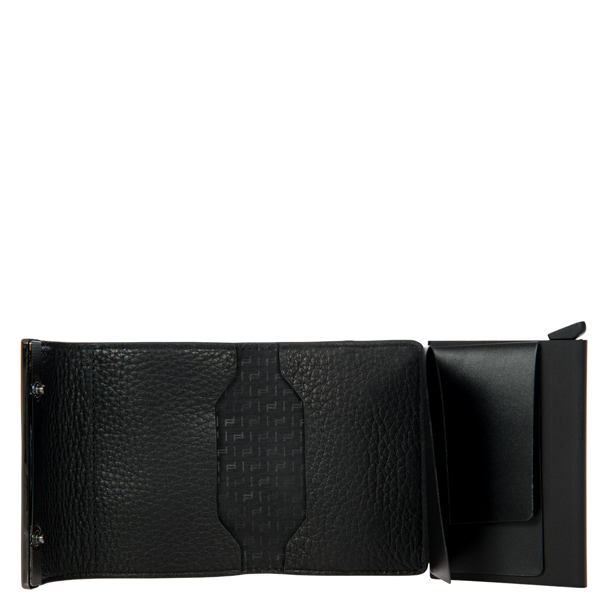 Porsche Design x SECRID Leather Cardholder Wallet in Black, view 3