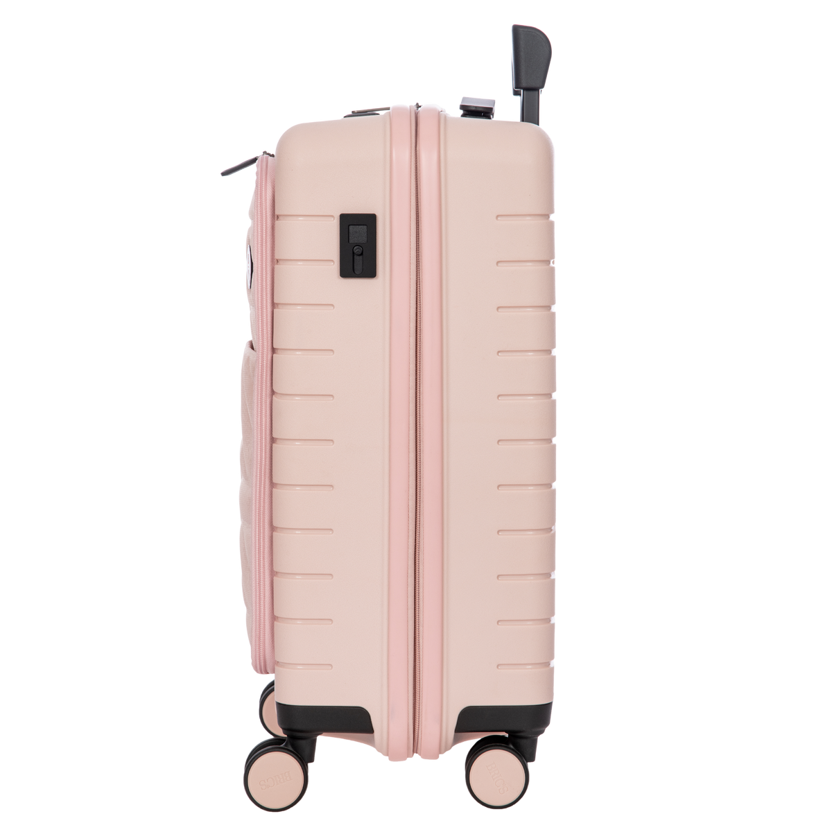 Bric's B|Y Ulisse Expandable Carry-On Spinner with Front Pocket in Pearl Pink, view 4