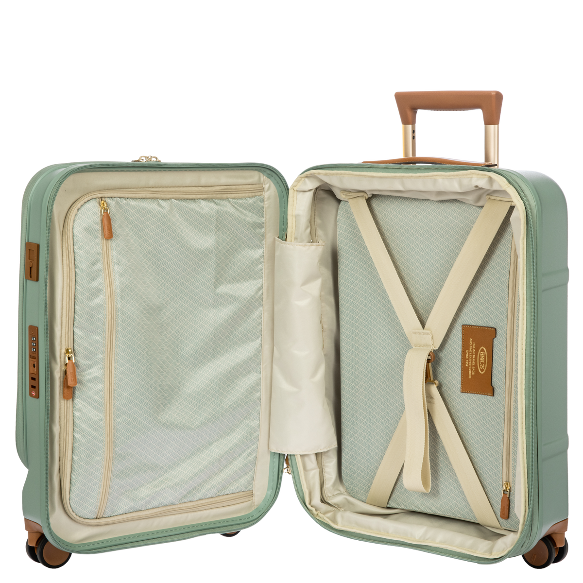 Bric's Bellagio Expandable Carry-On Spinner with Laptop Pocket in Eucalyptus, view 6