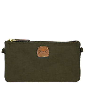 Bric's X-Collection Convertible Clutch Pouch in Olive, view 1