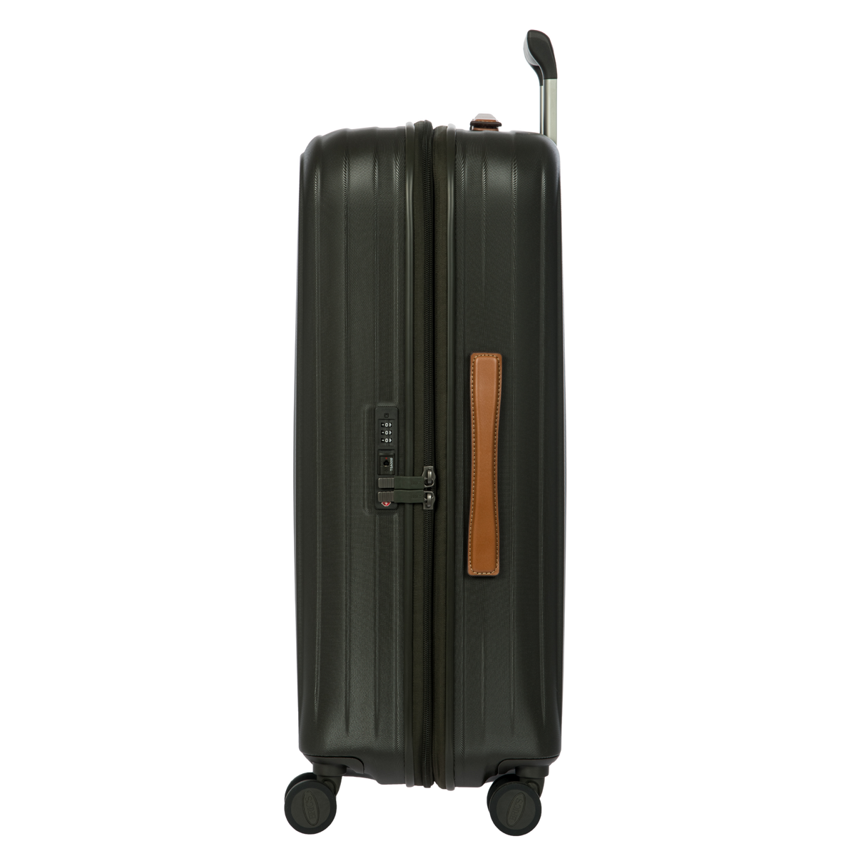 Bric's Taormina Expandable Checked Spinner in Olive, view 4