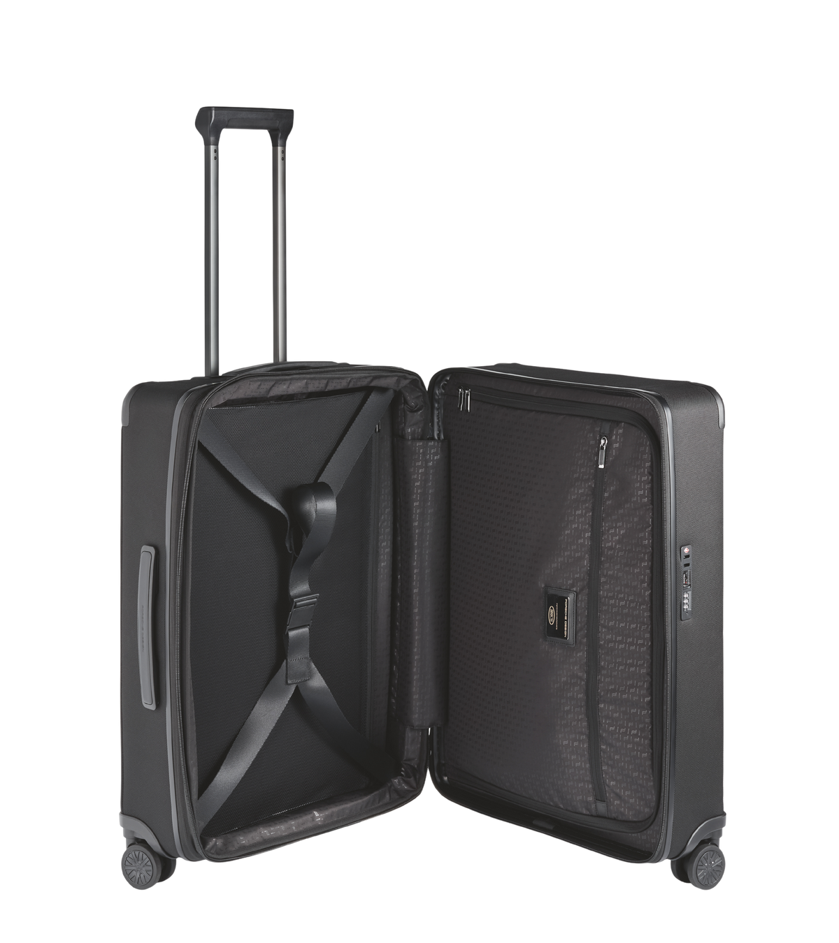 Porsche Design Roadster Nylon Expandable Checked Suitcase, view 3