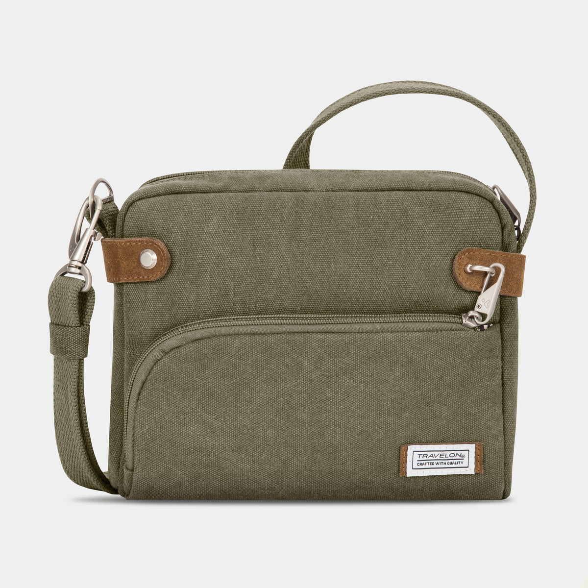 Travelon Heritage Anti-Theft Crossbody in Sage