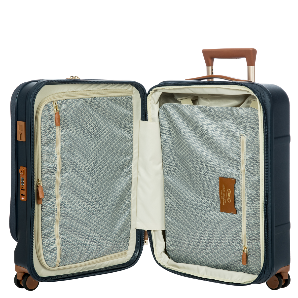 Bric's Bellagio Expandable Carry-On Spinner with Laptop Pocket in Blue, view 6