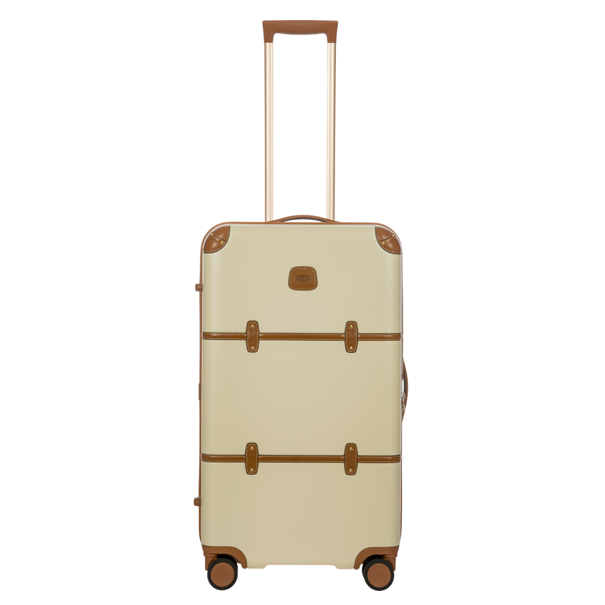 Bric's Bellagio Baule Trunk Checked Spinner in Cream, view 1