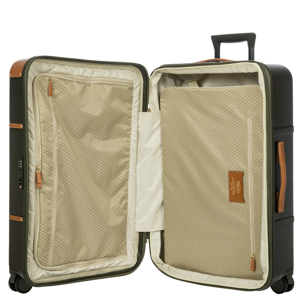 Bric's Bellagio Expandable Checked Spinner in Olive, view 5