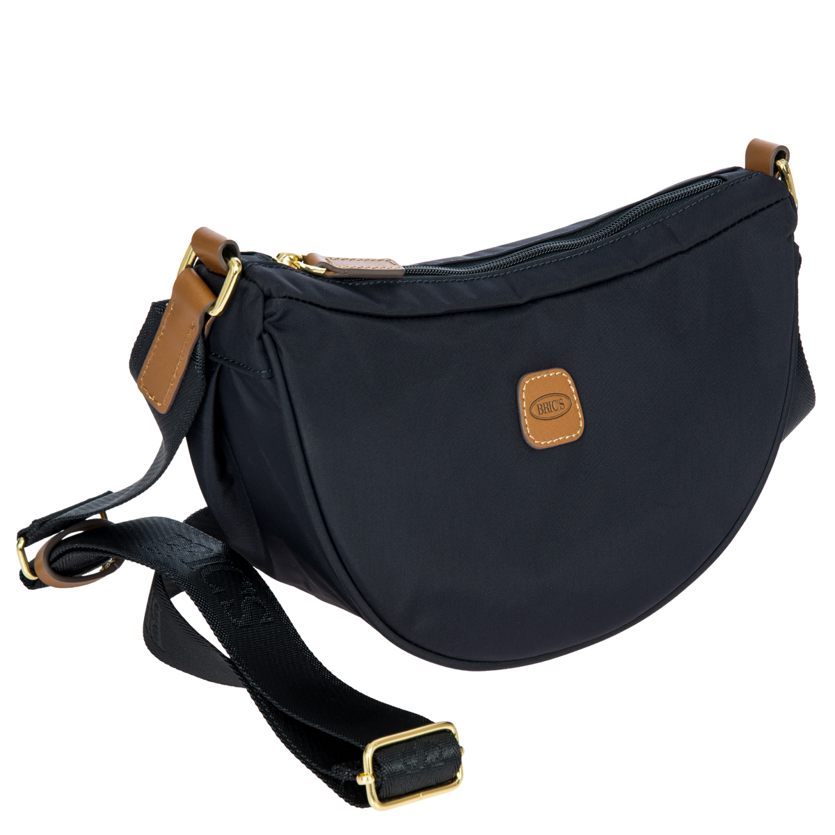 Bric's X-Collection Mini Halfmoon Shoulder Bag in Ocean Blue, view 2