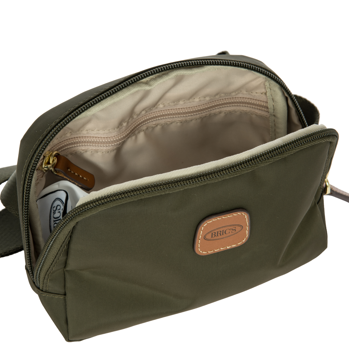 Bric's X-Collection Convertible Belt Bag and Crossbody Bag in Olive, view 5