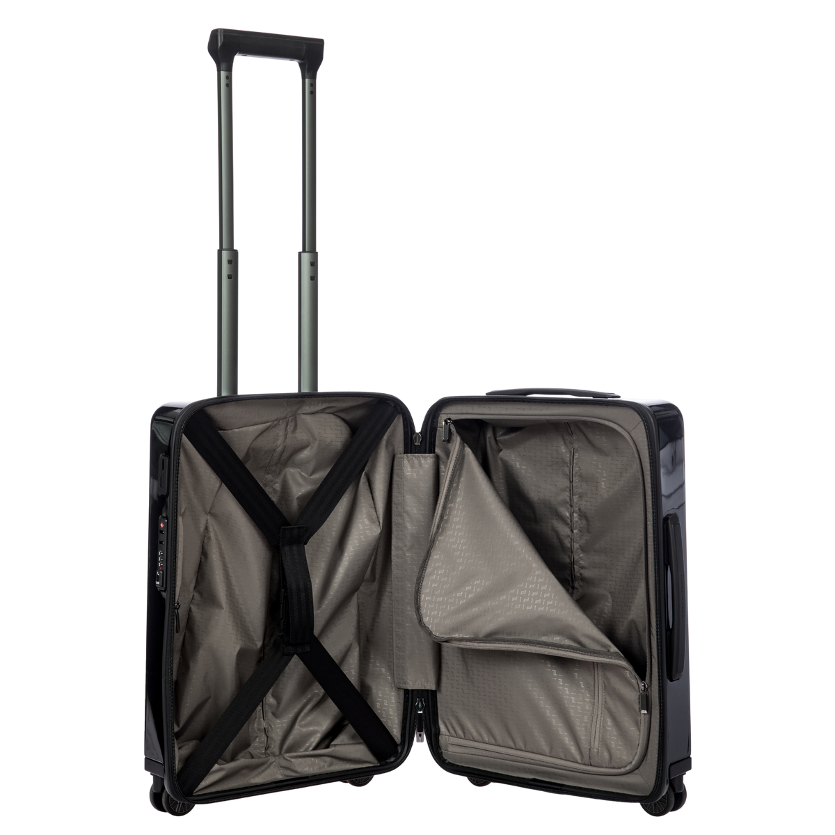 Porsche Design Roadster Hardcase Spinner Suitcase 21" carry-on in Shiny Black, view 6