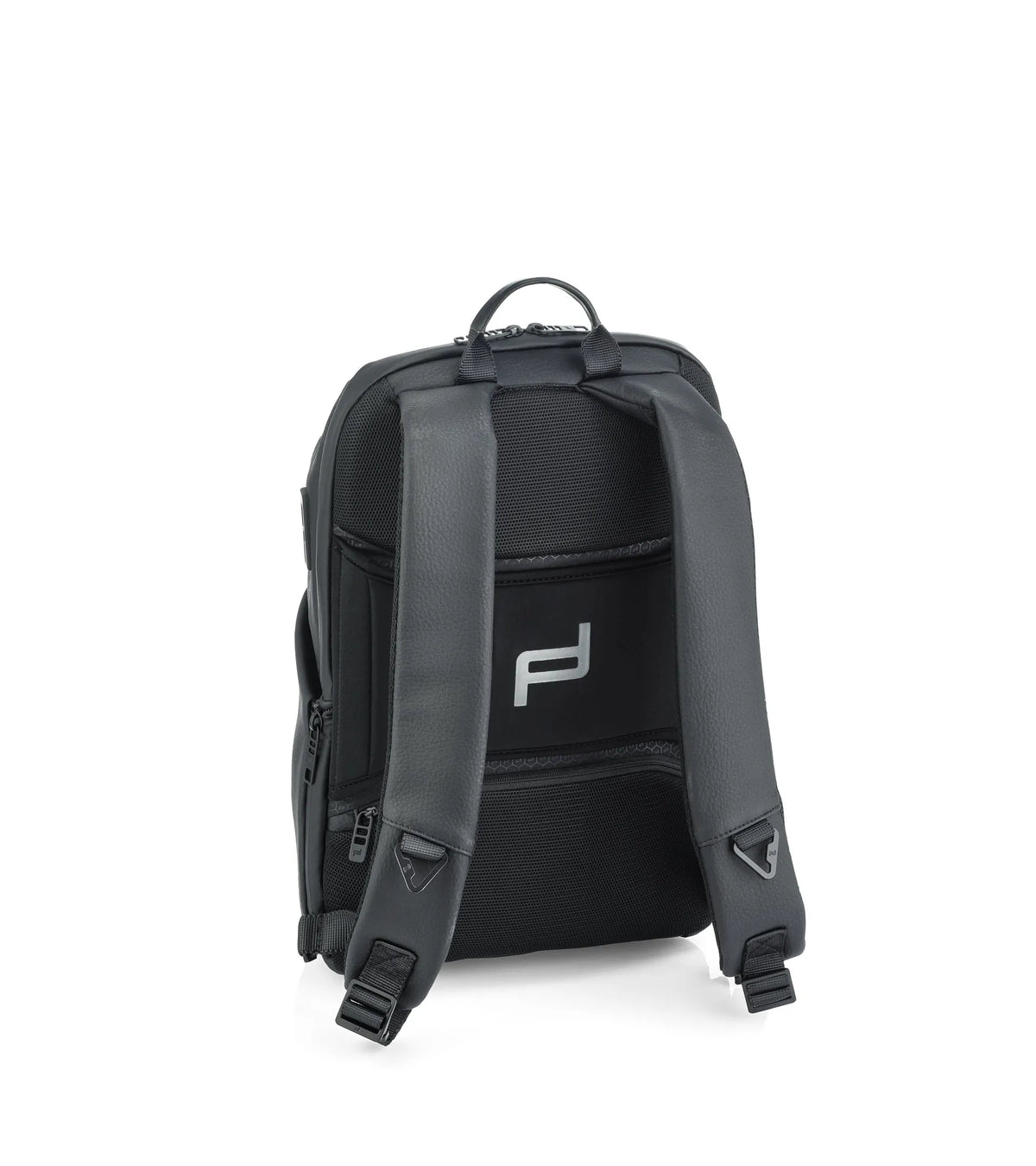 Porsche Design Urban Eco Reconstructed Leather Backpack XS in Black, view 2