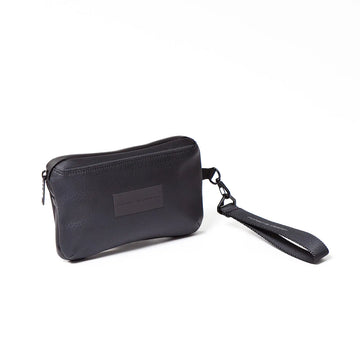 Porsche Design Urban Eco Reconstructed Leather Pouch in Black, view 1
