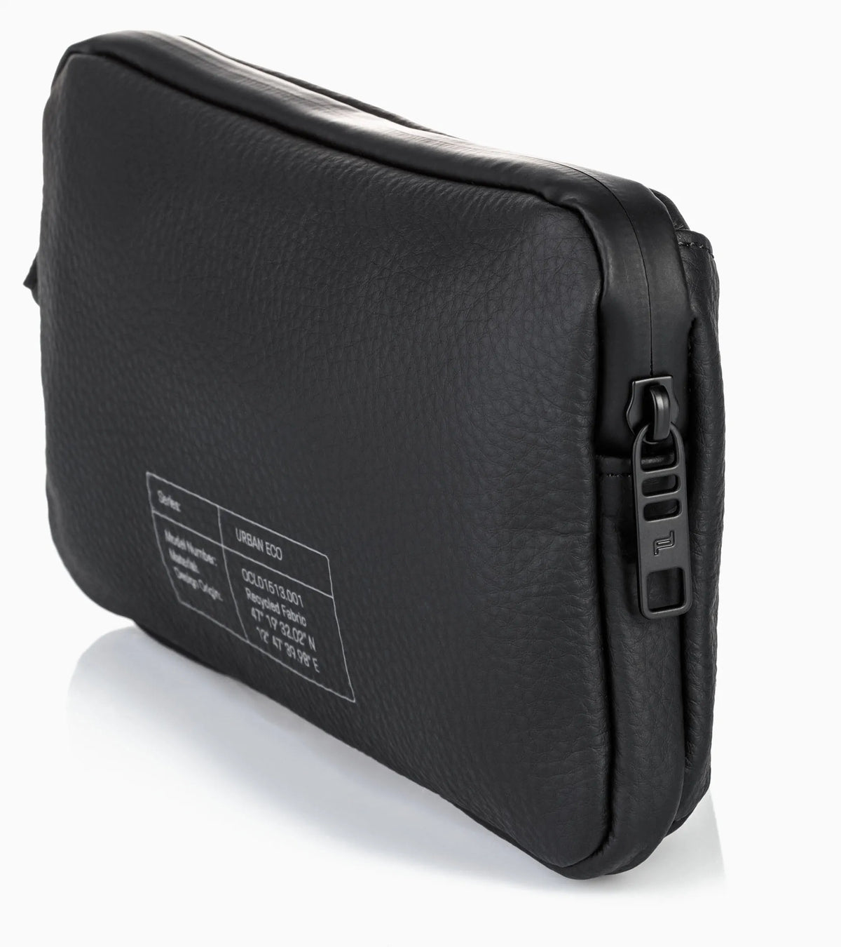 Porsche Design Urban Eco Reconstructed Leather Pouch in Black, view 6
