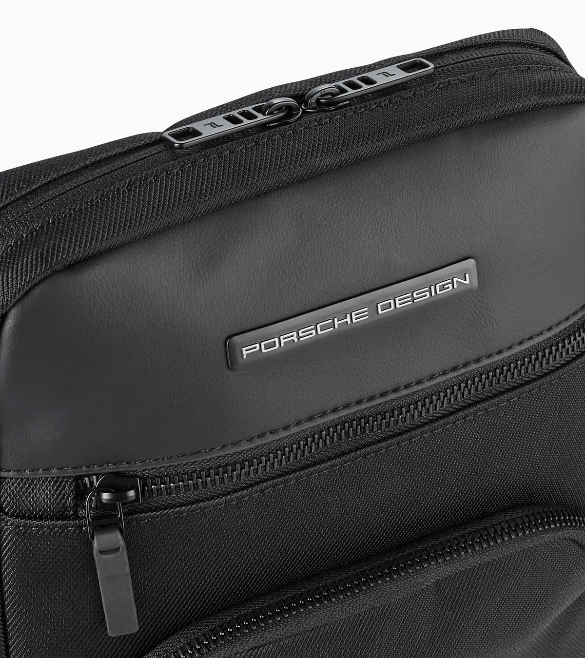 Porsche Design Voyager Nylon Shoulder Bag L in Black, view 4