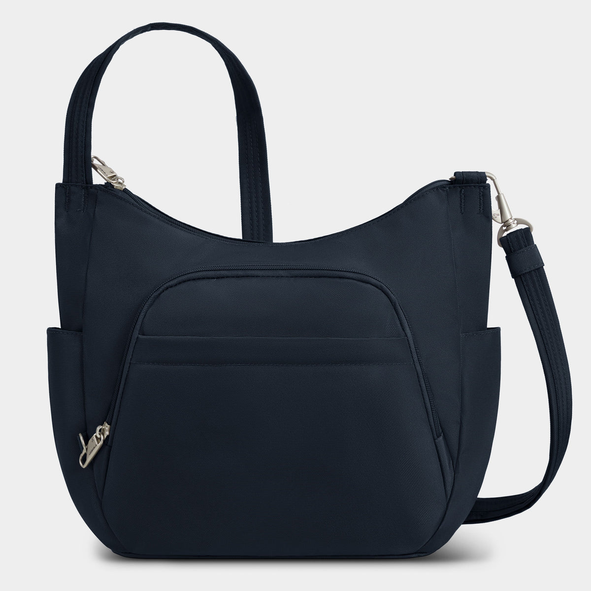 Travelon Classic Anti-Theft Crossbody Bucket Bag in Midnight