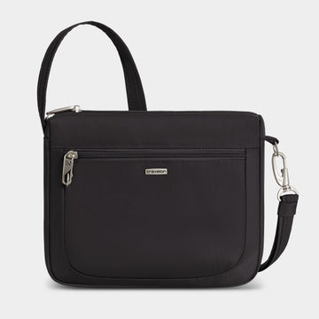 Travelon Classic Anti-Theft Small East/West Crossbody in Black