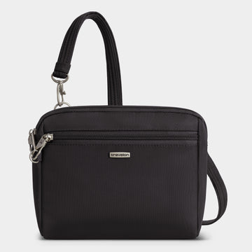 Travelon Classic Anti-Theft Convertible Crossbody & Waist Pack in Black