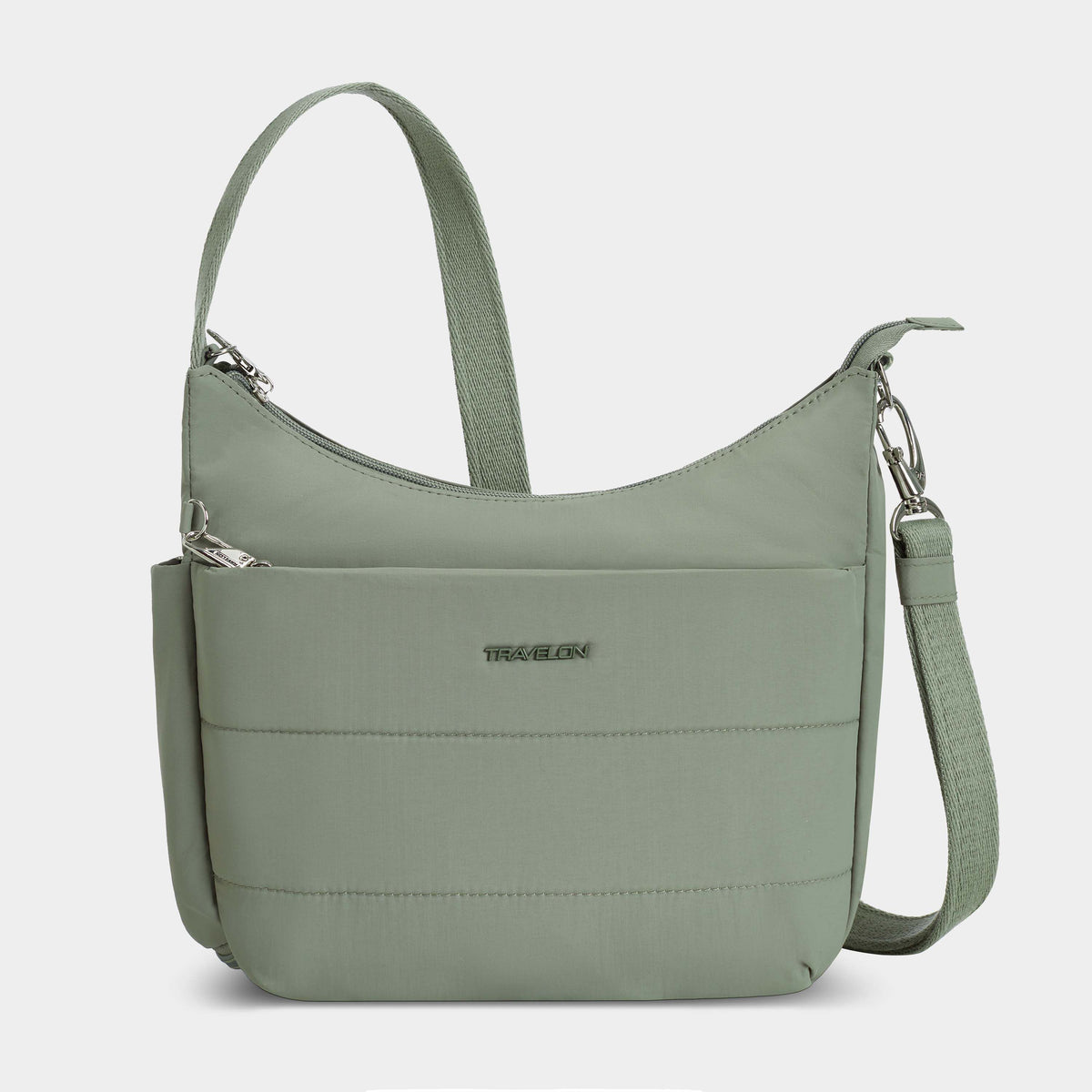 Travelon Roam Anti-Theft Medium Crossbody in Moss