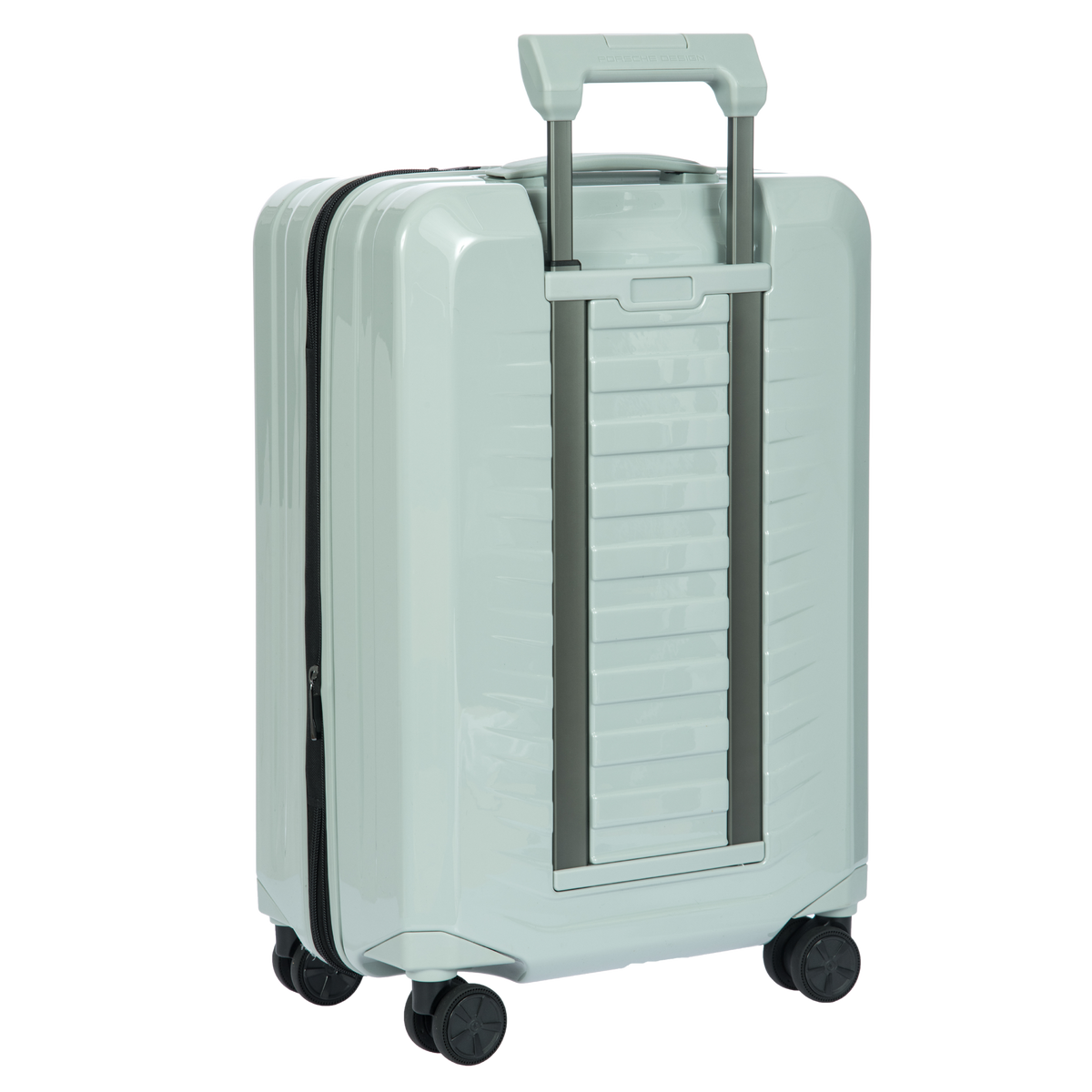 Porsche Design Expandable Carry-On Spinner with Front Pocket in Chalk Shiny, view 3