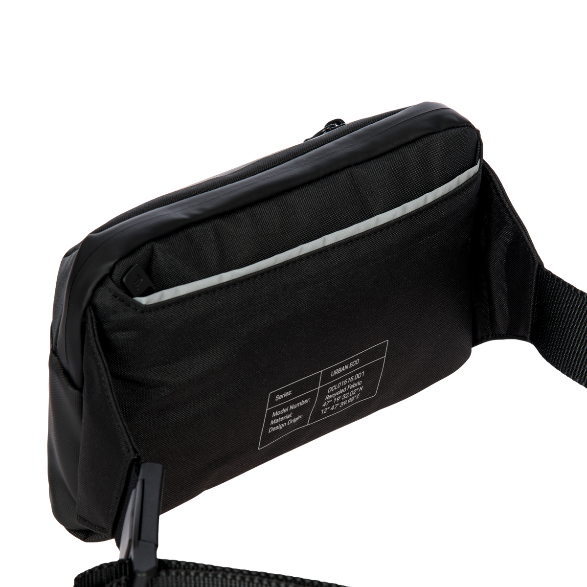 Porsche Design Urban Eco Crossbody Belt Bag in Black, view 3