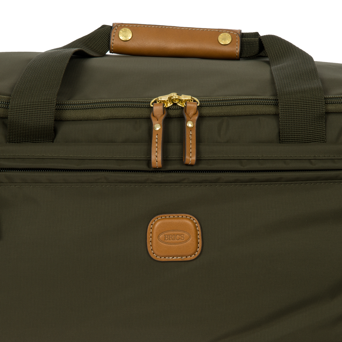 Bric's X-Collection Rolling Duffle Bag in Olive, view 6