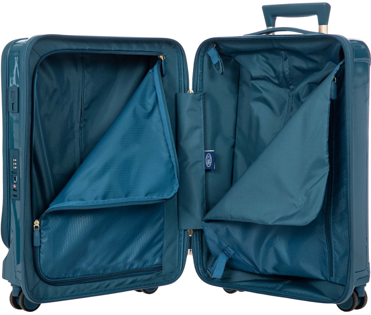 Bric's Positano Carry-On Spinner with Front Pocket in Sea Green, view 5