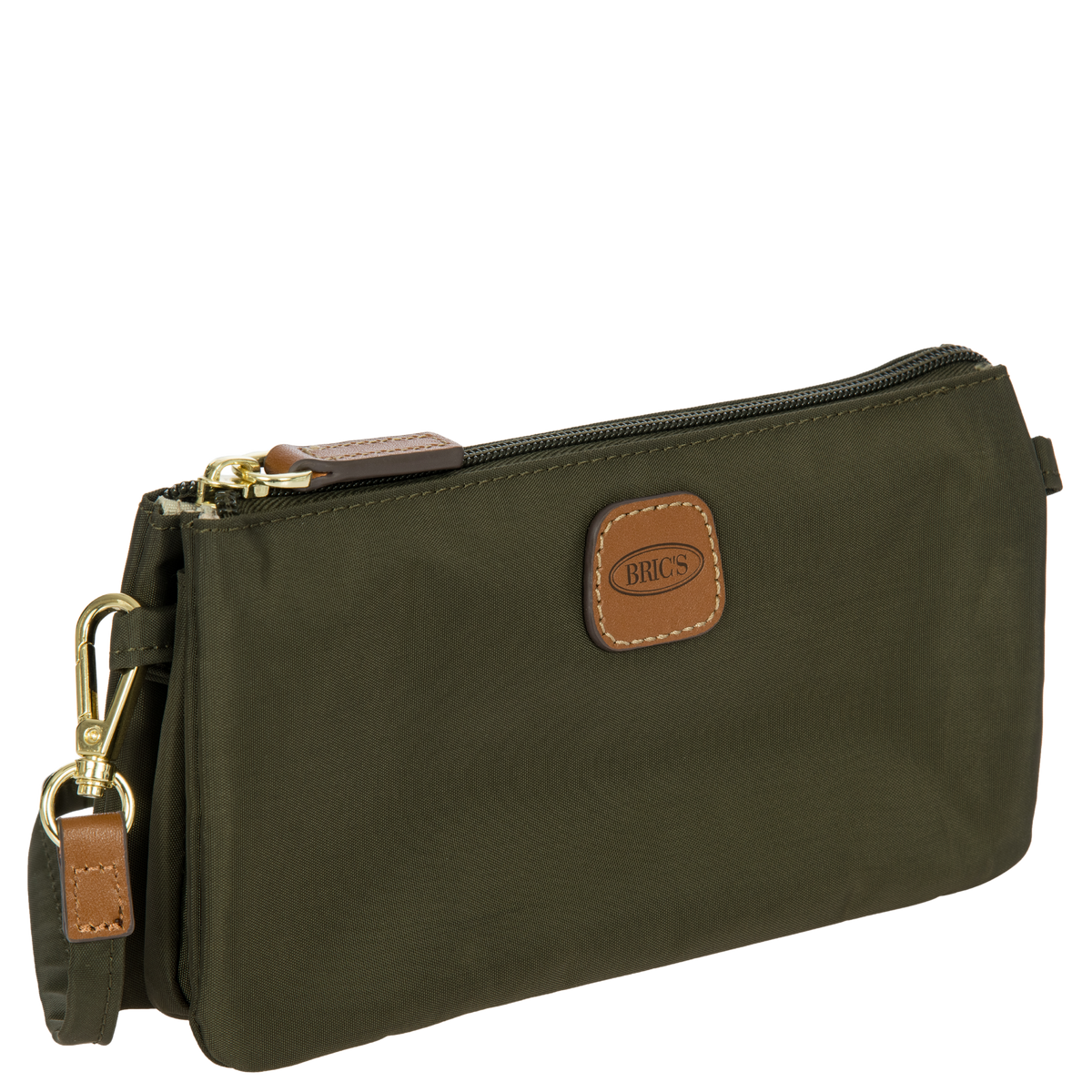 Bric's X-Collection Convertible Clutch Pouch in Olive, view 2