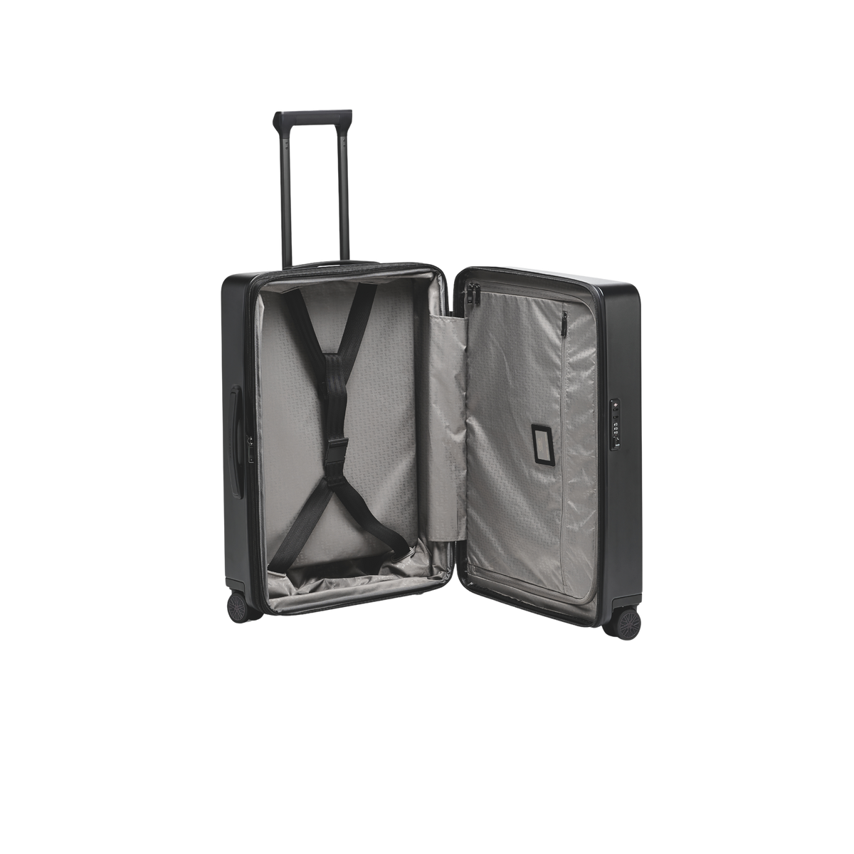Porsche Design Roadster Hardcase Expandable Spinner in Black Matte, view 4