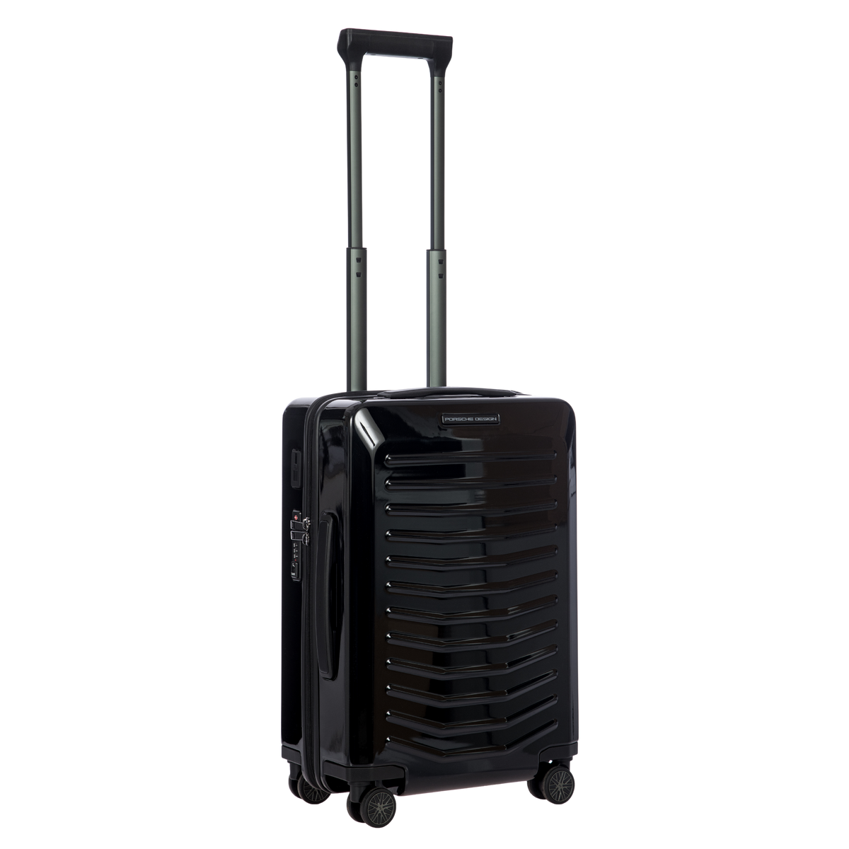 Porsche Design Roadster Hardcase Spinner Suitcase 21" carry-on in Shiny Black, view 2