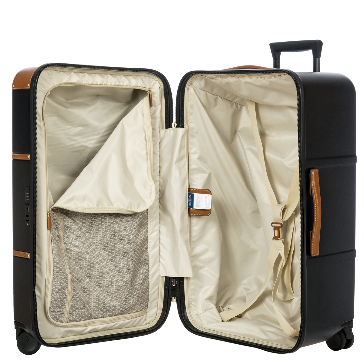 Bric's Bellagio Baule Trunk Checked Spinner in Black, view 6
