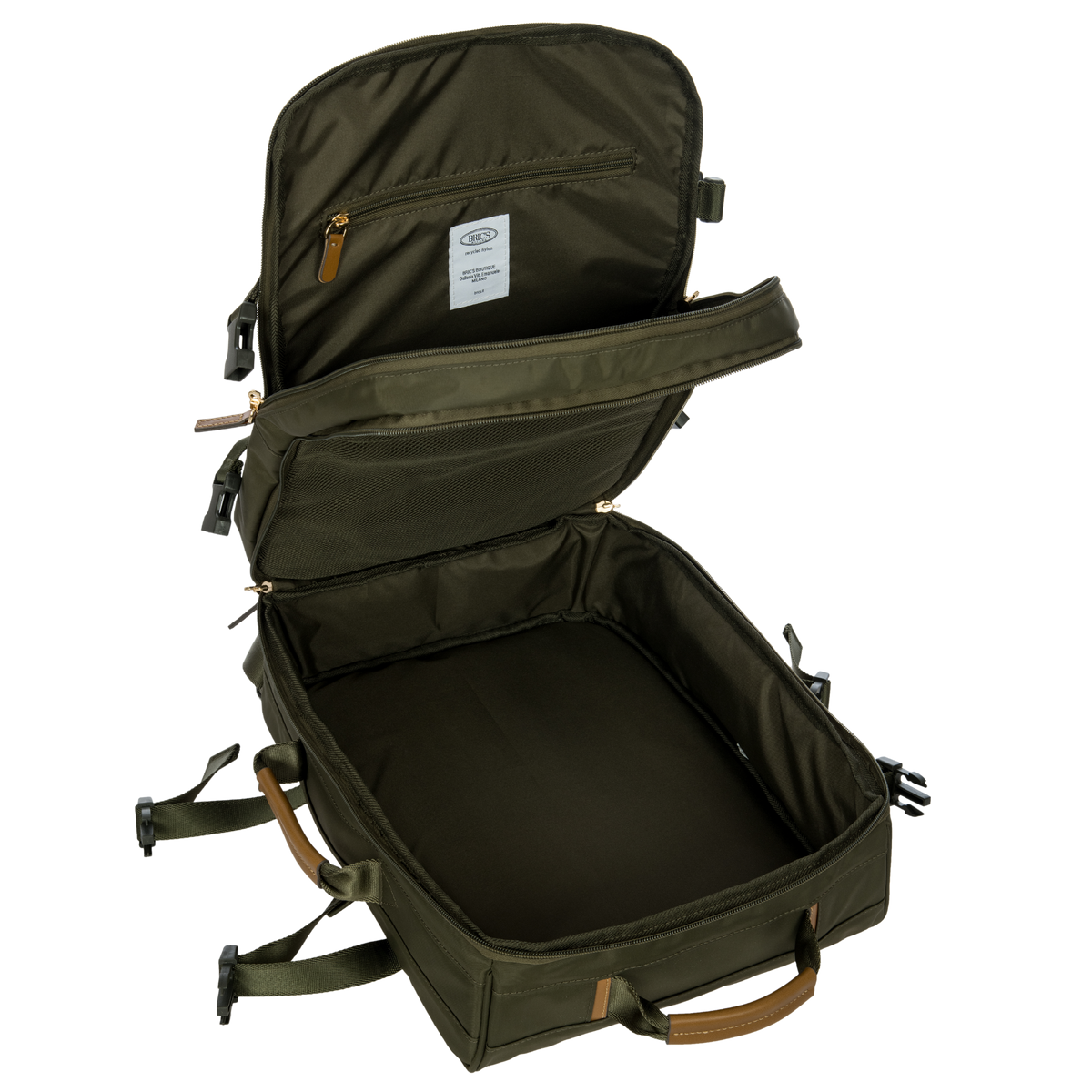 Bric's X-Collection Montagna Laptop Backpack in Olive, view 5