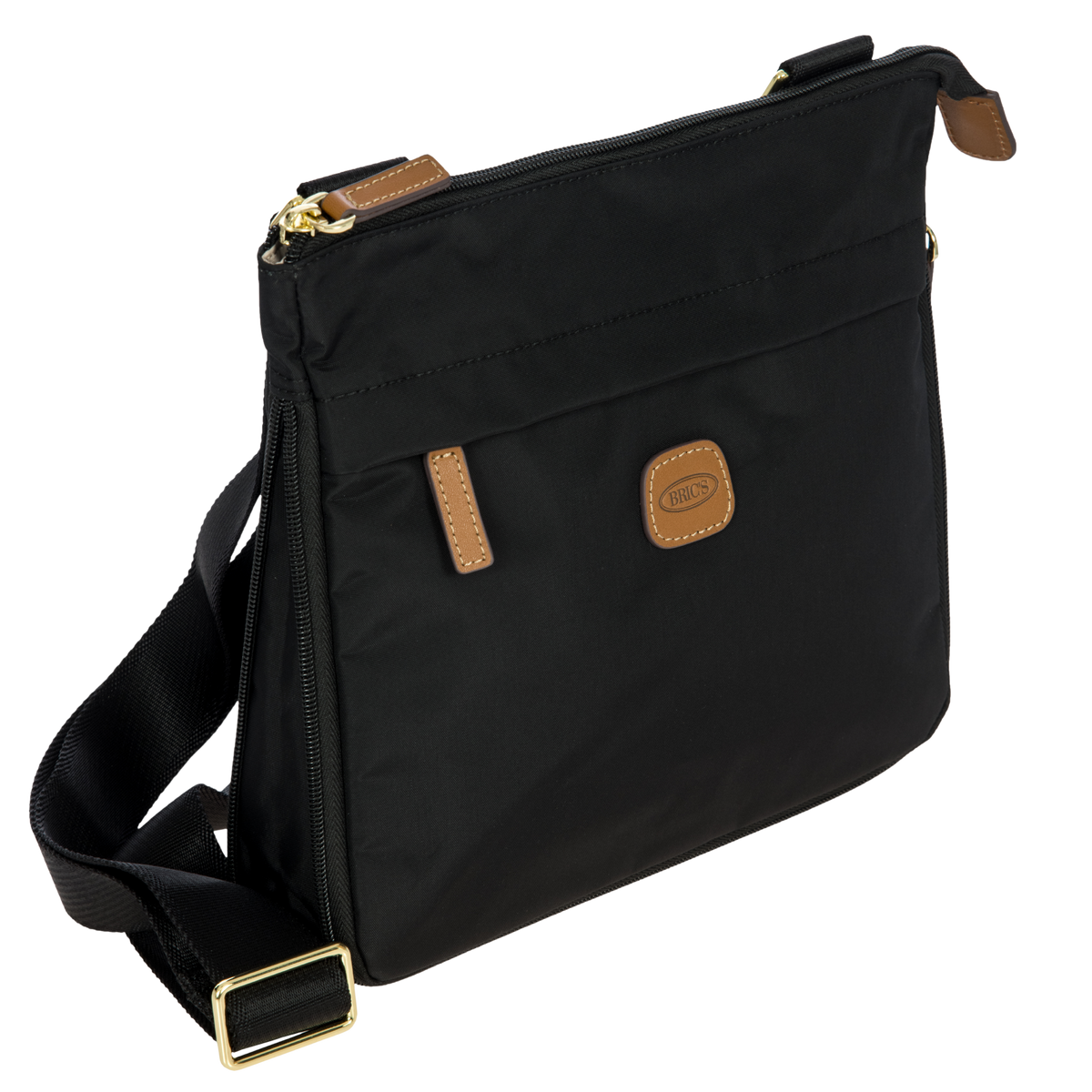 Bric's X-Collection Expandable Crossbody Shoulder Bag in Black, view 2