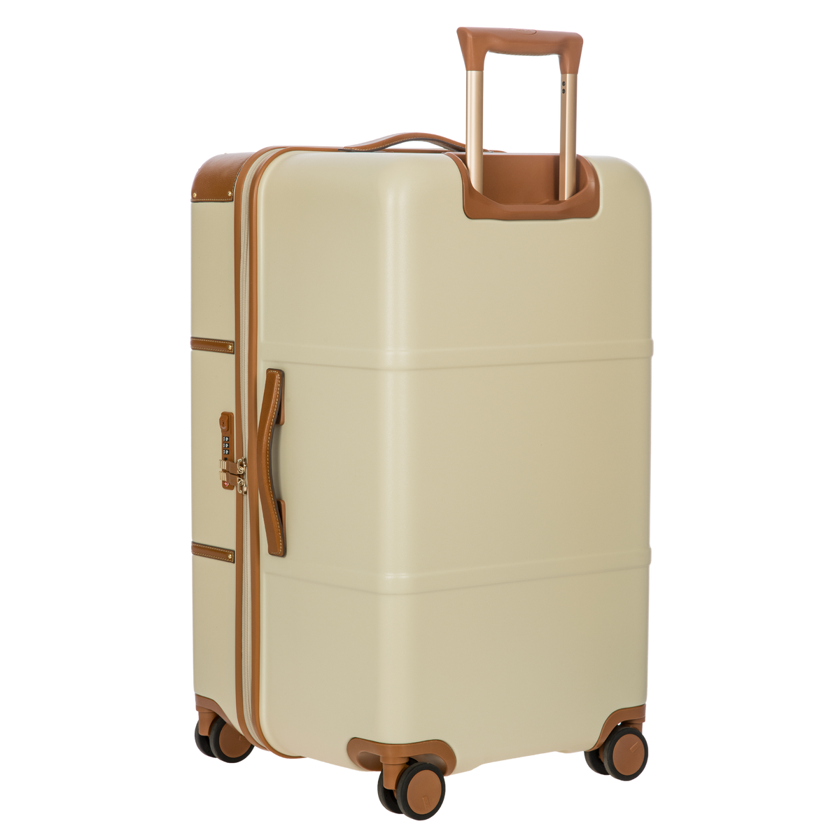 Bric's Bellagio Baule Trunk Checked Spinner in Cream, view 3