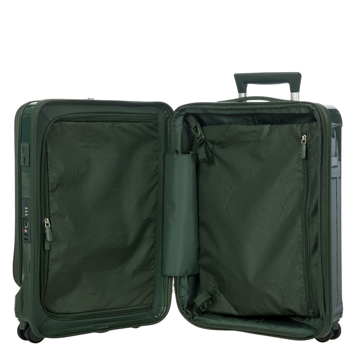 Bric's Positano Carry-On Spinner with Front Pocket in Emerald, view 5