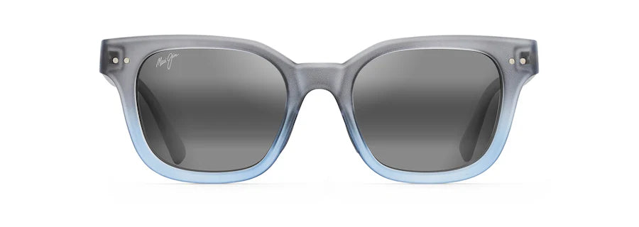 Sunglasses Maui Jim Shore Break Blue Matte Super thin glass 822-06M 50-21 Medium Polarized Gradient Mirror