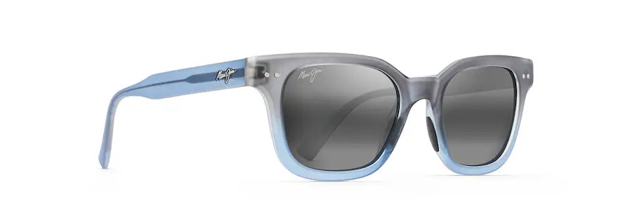 Sunglasses Maui Jim Shore Break Blue Matte Super thin glass 822-06M 50-21 Medium Polarized Gradient Mirror