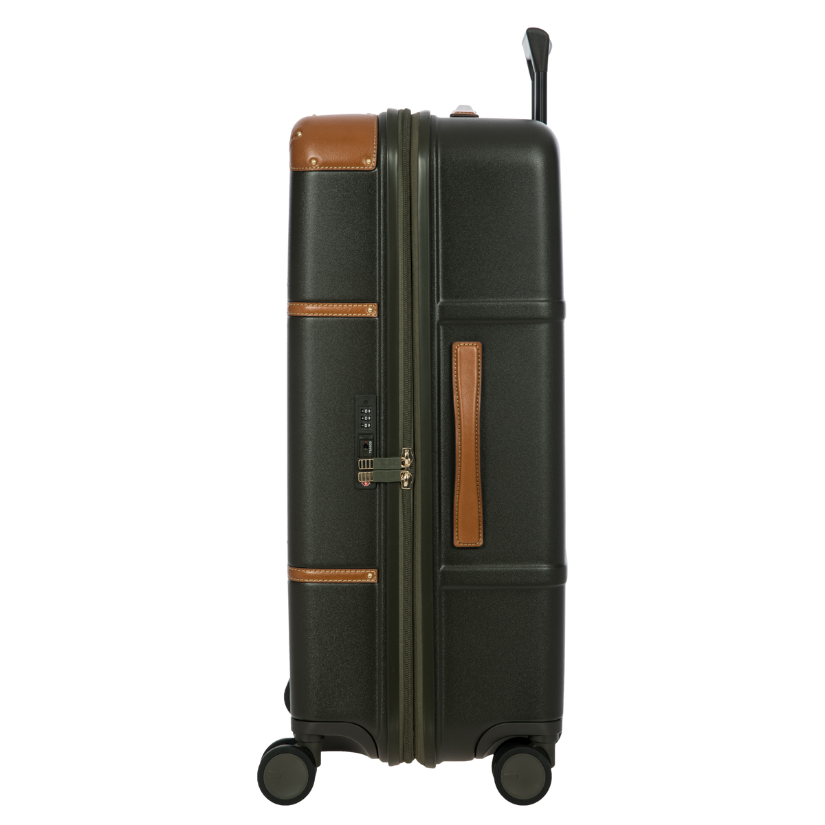 Bric's Bellagio Expandable Checked Spinner in Olive, view 4