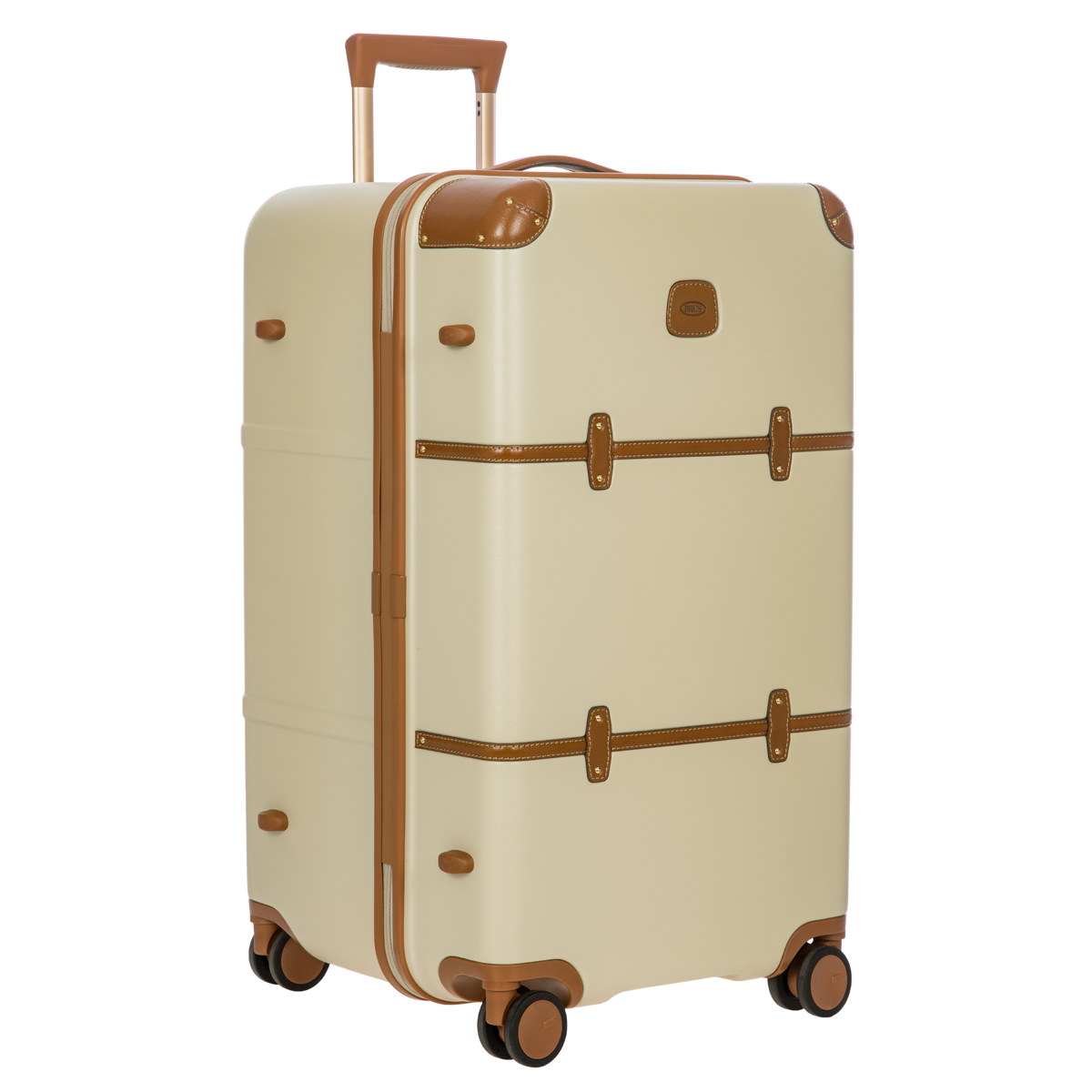 Bric's Bellagio Baule Trunk Checked Spinner in Cream, view 2