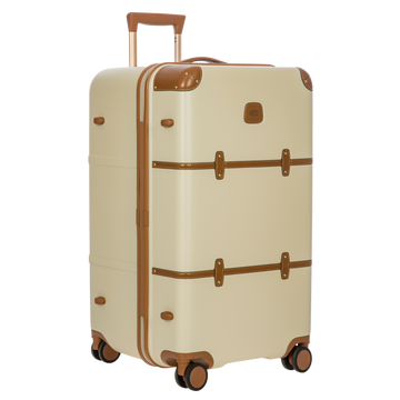 Bric's Bellagio Baule Trunk Checked Spinner in Cream, view 2