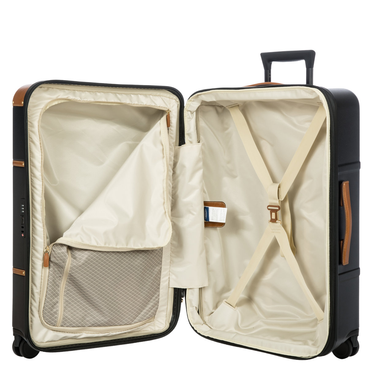 Bric's Bellagio Expandable Checked Spinner in Black, view 6