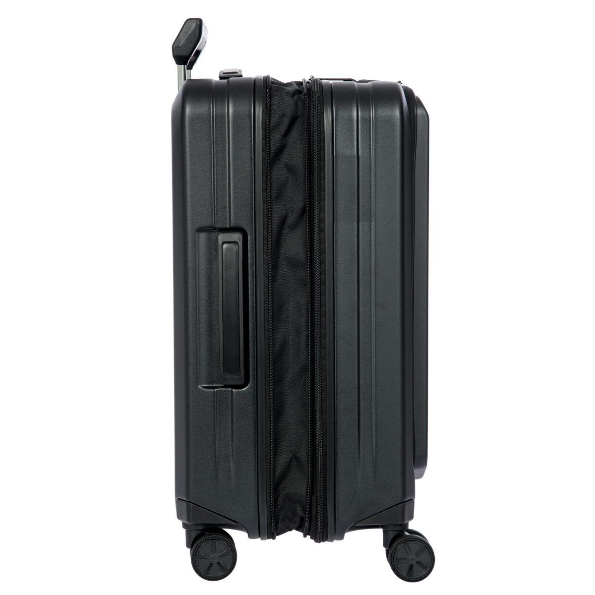 Porsche Design Expandable Carry-On Spinner with Front Pocket in Matte Black, view 4