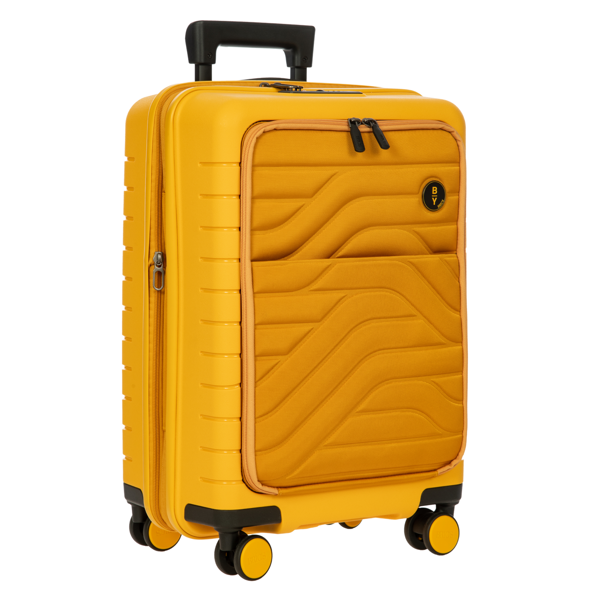 Bric's B|Y Ulisse Expandable Carry-On Spinner with Front Pocket in Mango, view 2