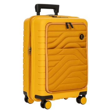 Bric's B|Y Ulisse Expandable Carry-On Spinner with Front Pocket in Mango, view 2