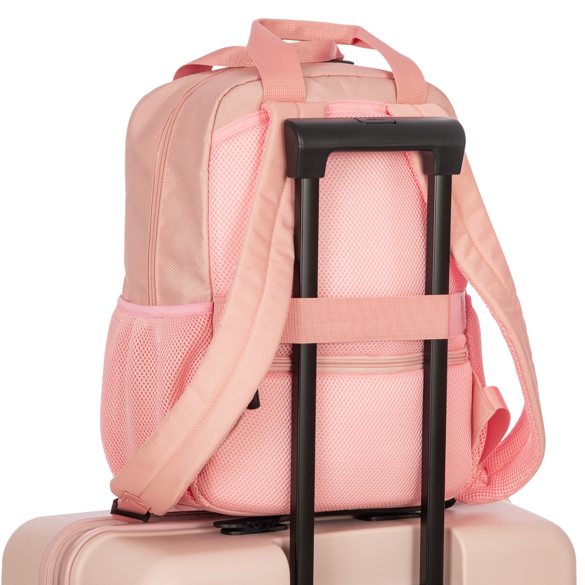 Bric's B|Y Ulisse Laptop and Travel Backpack in Pink, view 3